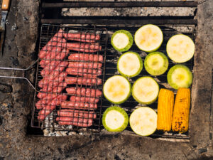 Bbq jagung dan daging