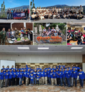 Rombongan Gathering di Qion's Villa