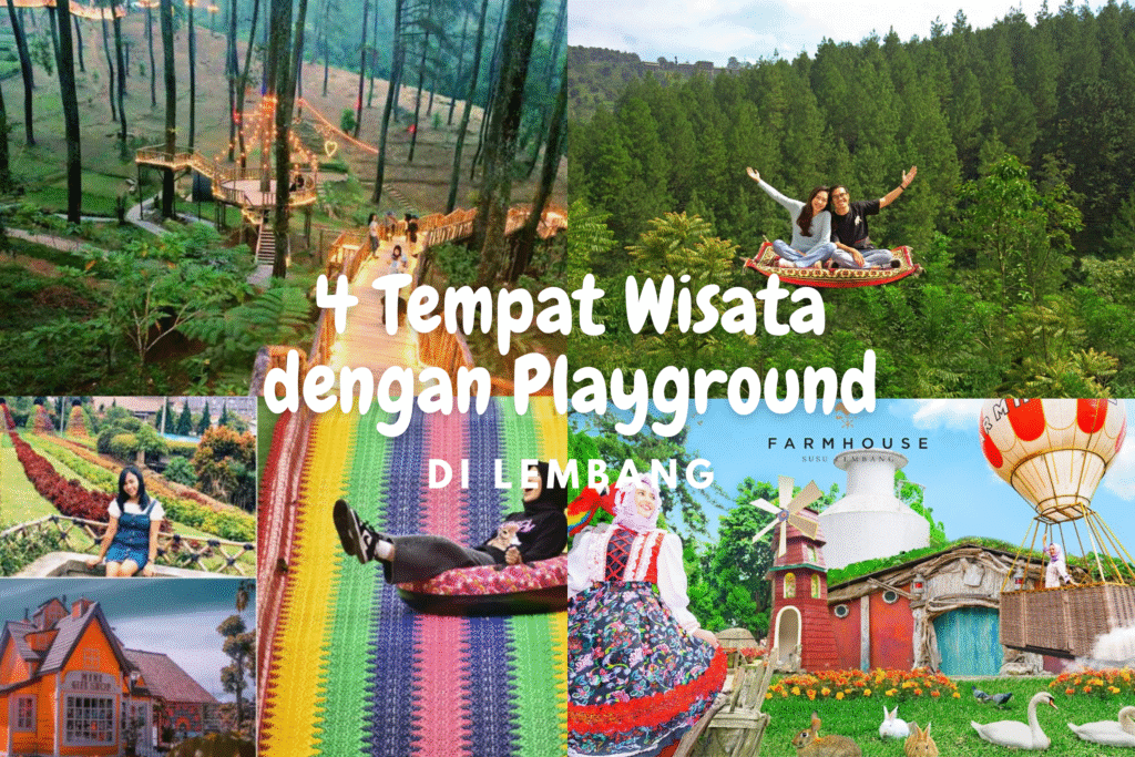 4 Tempat Wisata dengan Playground Dekat Qions Villa