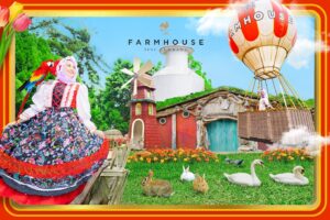 Sewa kostum, mini zoo dan foto-foto di Farmhouse Lembang