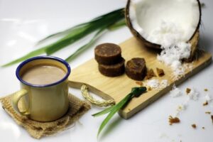 Bajigur dengan santan dan gula aren