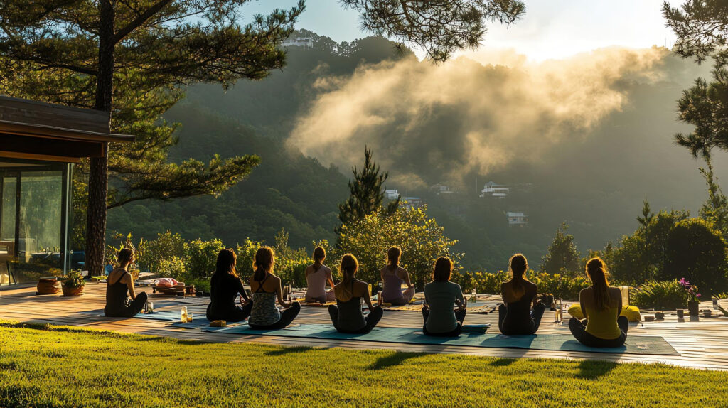 Tempat Yoga Outdoor & Retreat Komunitas di Lembang