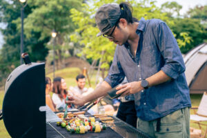 BBQ selalu menjadi acara makan wajib saat menginap di villa