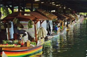 Jajanan apung di atas Situ Umar, Floating Market Lembang