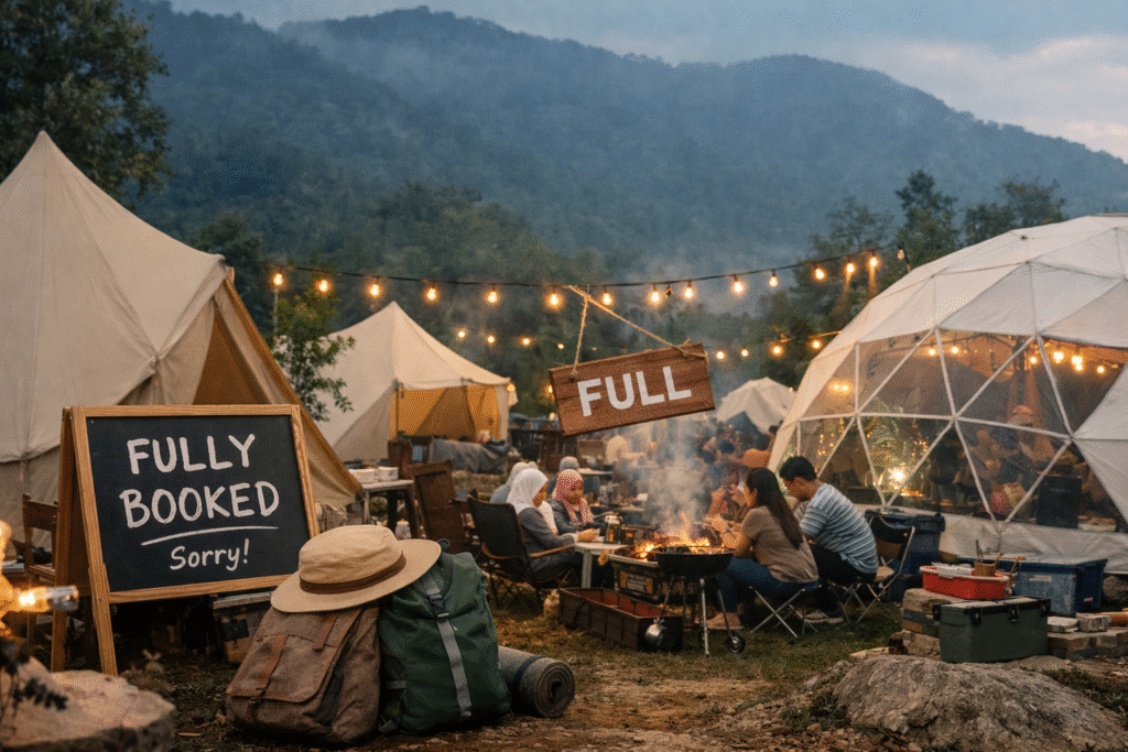 Glamping Lembang Penuh Ini Solusi Staycation Seru & Nyaman!
