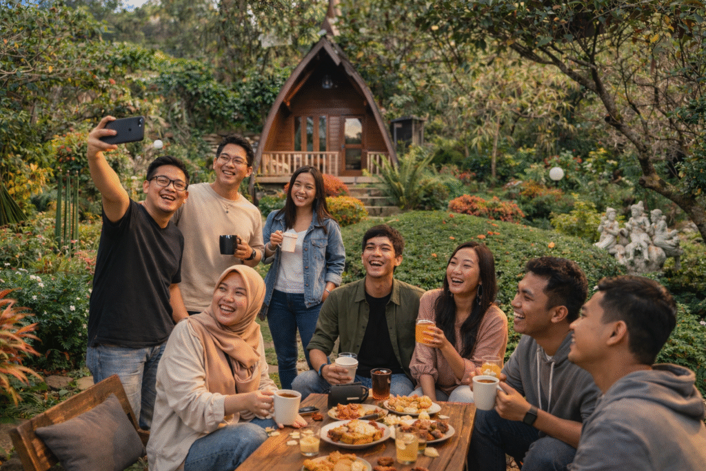 Ide Reuni Sekolah Seru di Villa Lembang Bandung