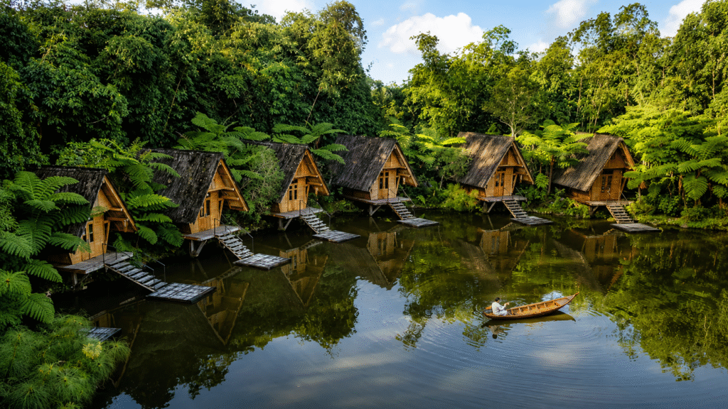 Ide Liburan Keluarga Seru di Dusun Bambu dan Qion’s Villa Lembang