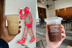 Menu yang harus dicoba di Makmur Jaya Es Kopi Susu dan Es Kopi Hitam