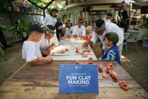 Salah satu workshop kreatif yang diadakan di NuArt