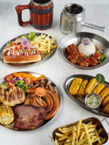 Beberapa menu di Viking Eatery di Nordic Land