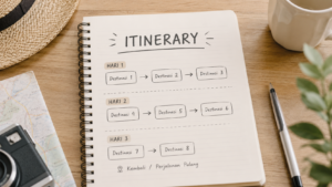 Susun itinerary yang efisien tapi tetap menyenangkan